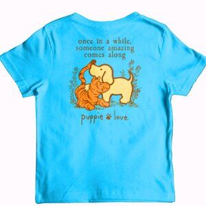 Puppie Love Dog Someone Amazing Comes Along Short Sleeve Youth T-Shirt - NEW